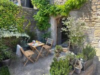 Courtyard garden and entrance
