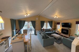 Open plan living area