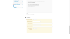 Holiday home guest book - Guests can view the terms and Conditions and ask the host questions.