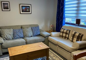 The Dorset Place Residence - Comfortable living room with Edinburgh self-catering accommodation.
