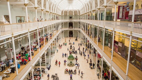 Family day out in Edinburgh