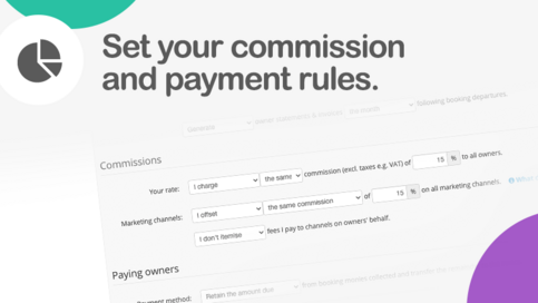 Set your commission and payment rules