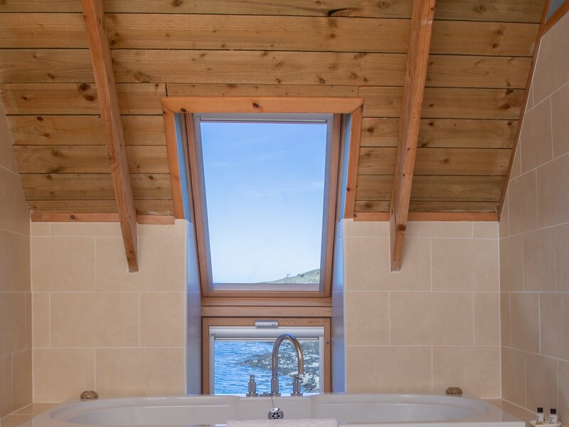 Bright Bathroom in Rural Scotland