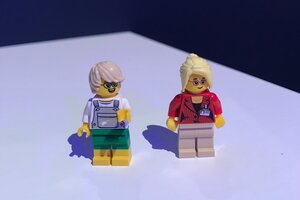 Lego at Click 2018 - Lego people made at Booking.com event