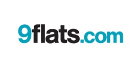 9flats Logo - Bookster's marketing channel 9flats.com