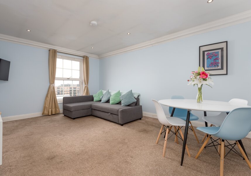 Spacious Living & Dining Room