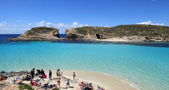 Gozo’s beaches fly the blue flag