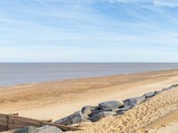 Sandy beach on the Norfolk Coast