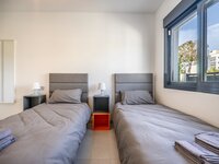 Modern twin bedroom