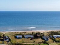 A view of Eccles on Sea Beach from above.