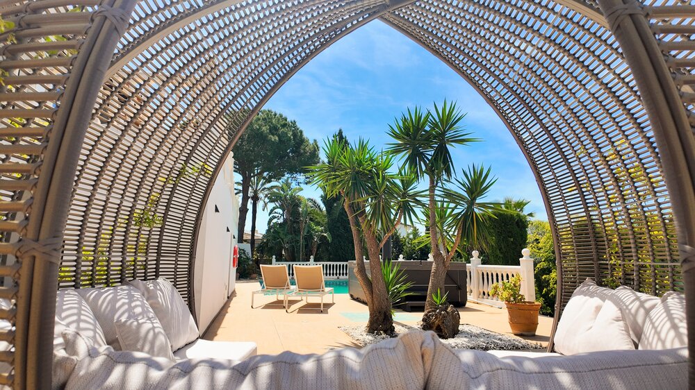 Relaxing Garden Seating Area