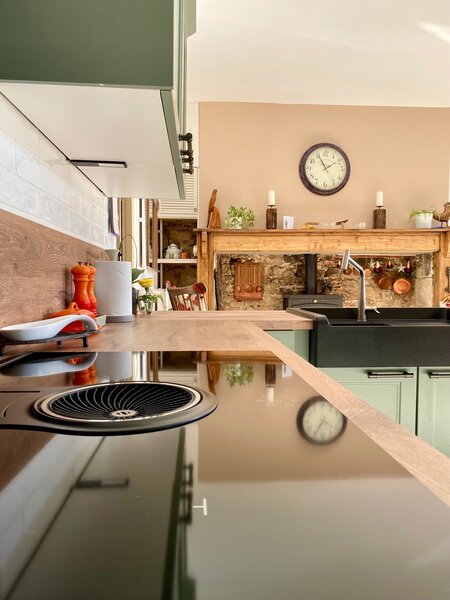 Luxury modern kitchen, holiday villa