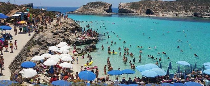 "Comino Beach on Gozo"