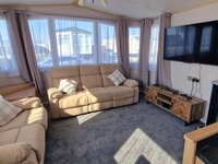 Lounge with TV and Fireplace
