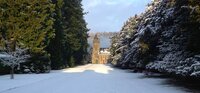 Murthly chapel in the snow