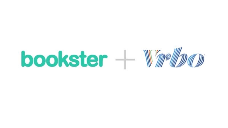 Bookster + Vrbo - Bookster and Vrbo logos (© 2022 Bookster, Vrbo)