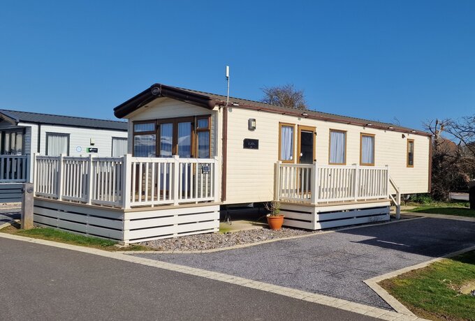 Outside view of Althea - Outside view of Althea with patio and seating area and private parking space