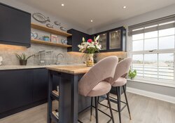 Spacious Kitchen with Views over the Firth of Forth