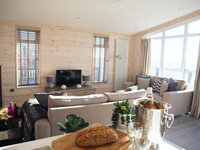 Living room in the Sunset Lodge, Selsey