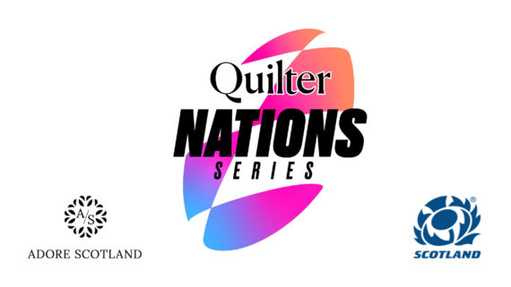 Rugby in Scotland: Nations Series 2026/7 - Nations Series 2026 logo with Scottish National Rugby Union team. (© Nations Series)