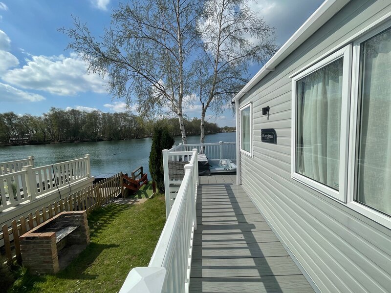 Veranda walkway bbq