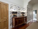 Lauderdale_Street-003 - Classic hallway with antique sideboard in Edinburgh property