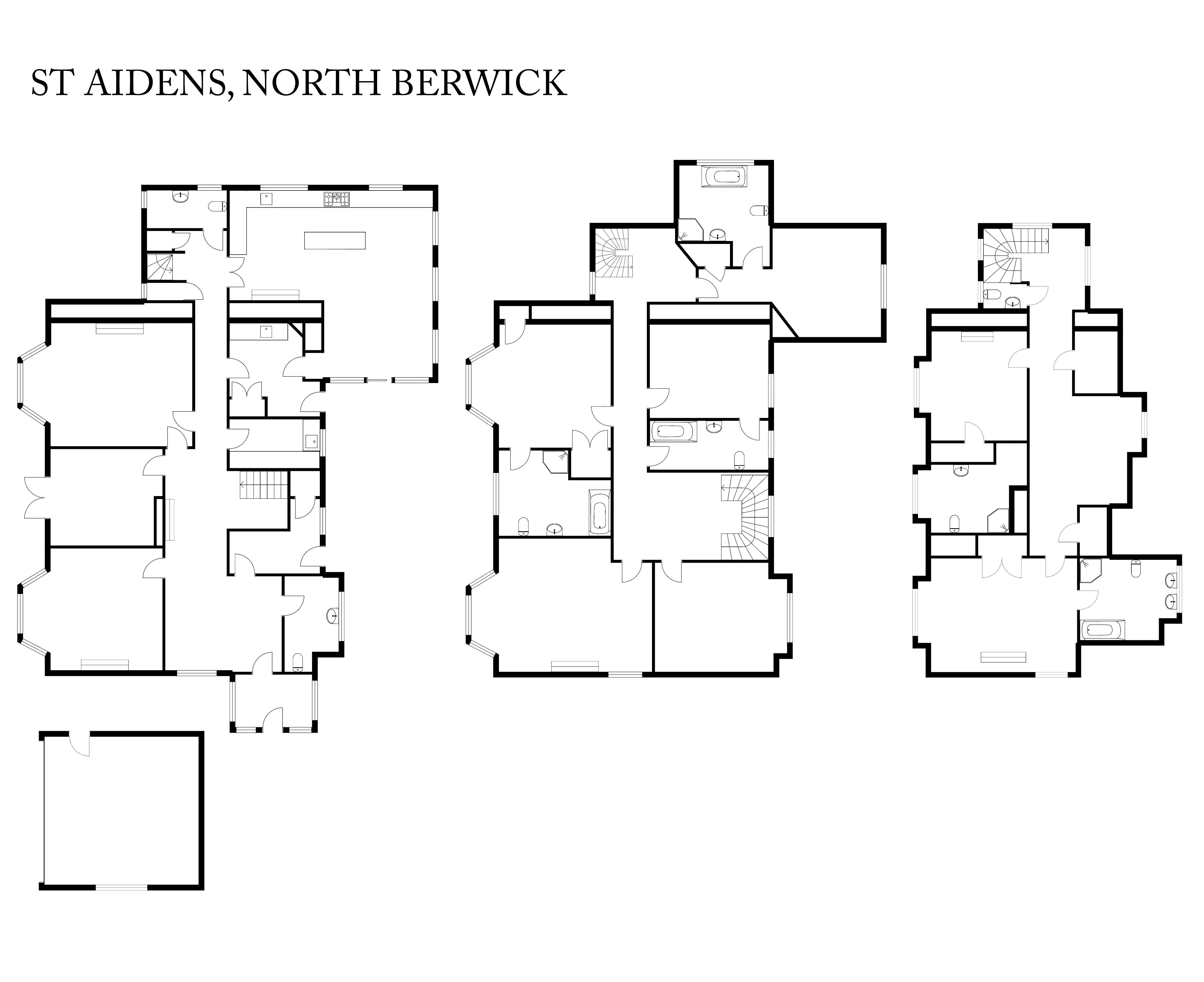 Floorplan - Floorplan of St Aidans, a large luxury holiday home in North Berwick