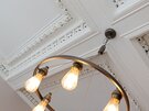 Ceilling detail - Detail of feature ceiling at Edinburgh self-catering apartment