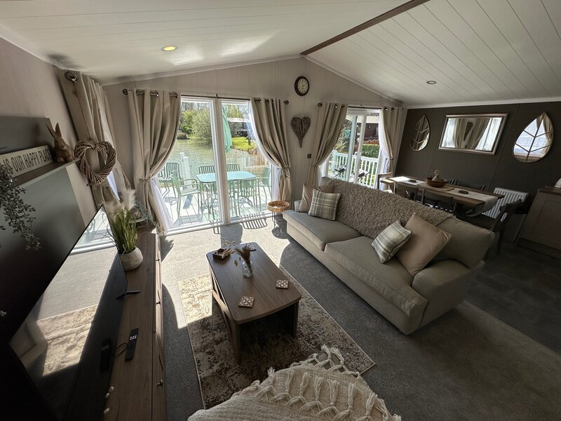 open plan living area