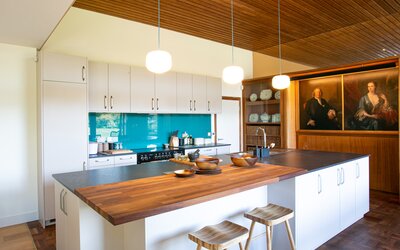 State-of-the-Art Kitchen Facilities - A modern kitchen equipped with top-of-the-line appliances, including a range cooker, complemented by a service kitchen with original Aga to cater to large groups and events.​