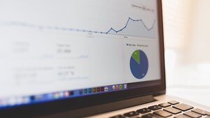 analytics on a laptop