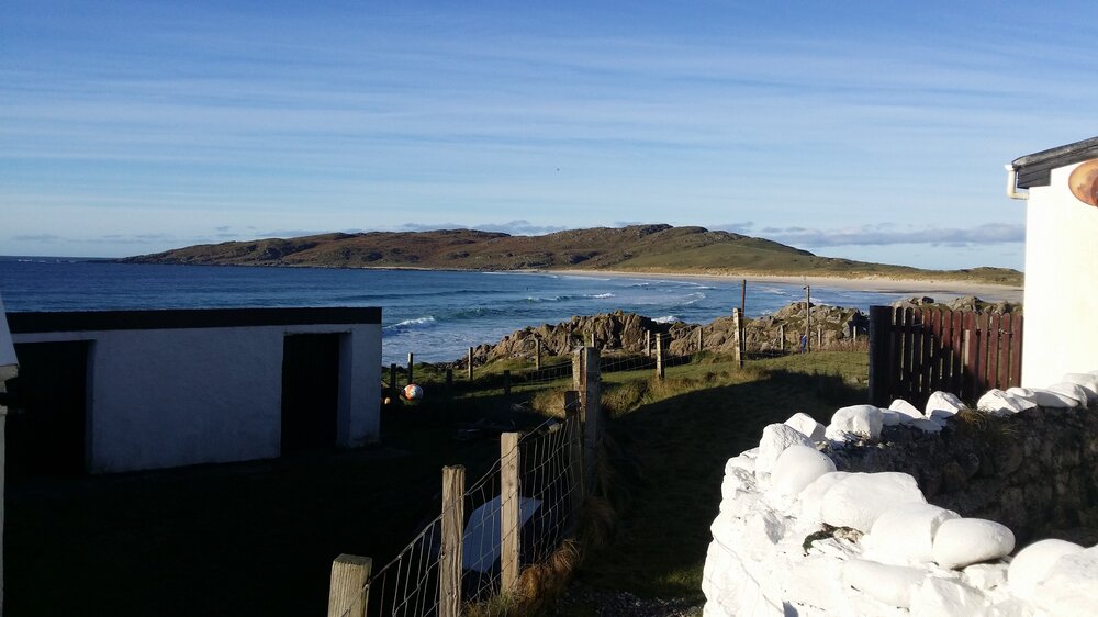 Local view of Balephuil bay.