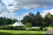 Marquee in the walled garden