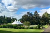 Marquee in the walled garden
