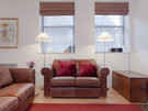 Open Plan Living Area - Sofa Bed (© The Edinburgh Address)