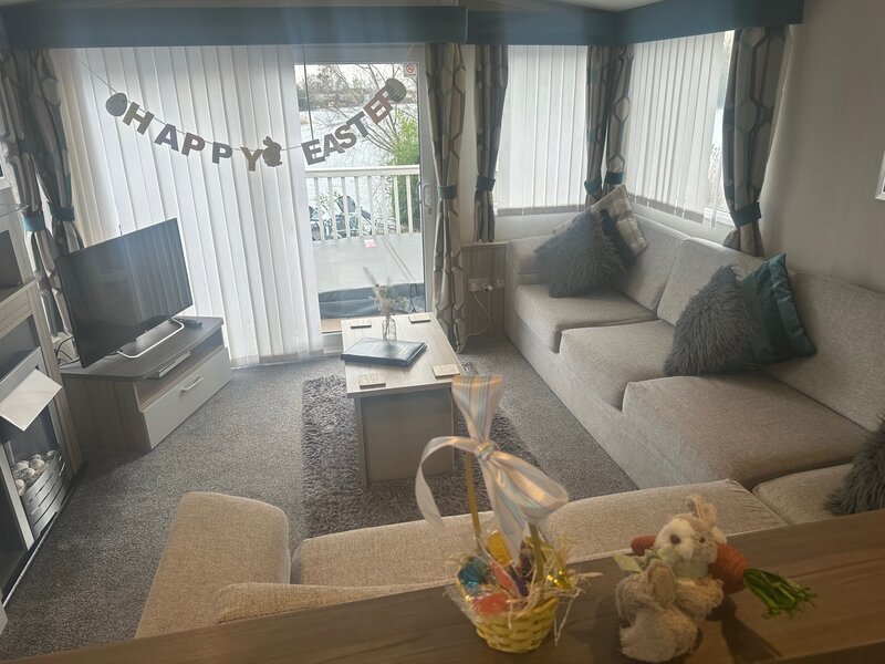 living room for easter