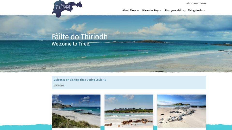Isle of Tiree website