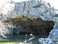 Rydal caves near Ambleside in the Lake District