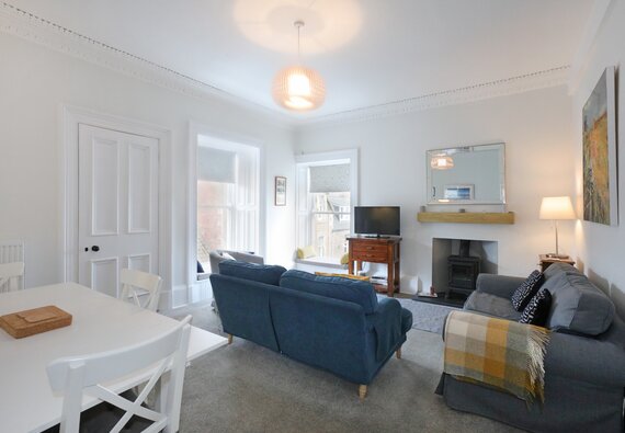 All Day View - living room - Living room at All Day View, a North Berwick self-catering holiday let