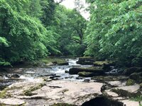 River Eden at Stenkrith Park.