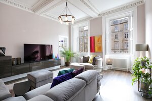 Living room - Chic family living room at Edinburgh self-catering apartment Living room - Chic family living room at Edinburgh self-catering apartment