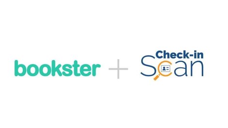 Bookster and Check-in Scan - Logos of Bookster and Check-in Scan