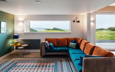 Rural Break for a Family Retreat - Comfortable living room on the other side of the dining area