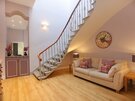 1V7A9360 - Grand sweeping staircase in Edinburgh holiday rental.