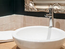 CastleEsplanade-19 - Detail of wash basin in luxury family shower room