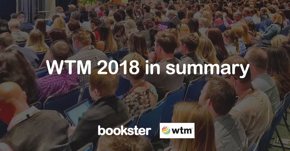 Bookster at WTM 2018 summary