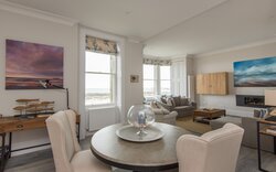 Sitting/dining area, The Beach House, North Berwick