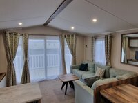Lounge with patio doors