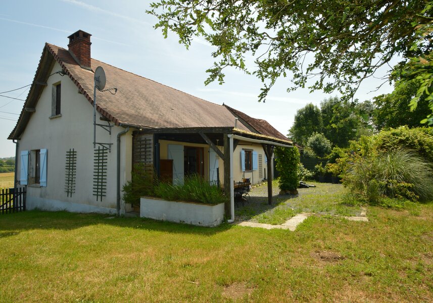 Les Hydrangeas, House and Covered Terrace area 