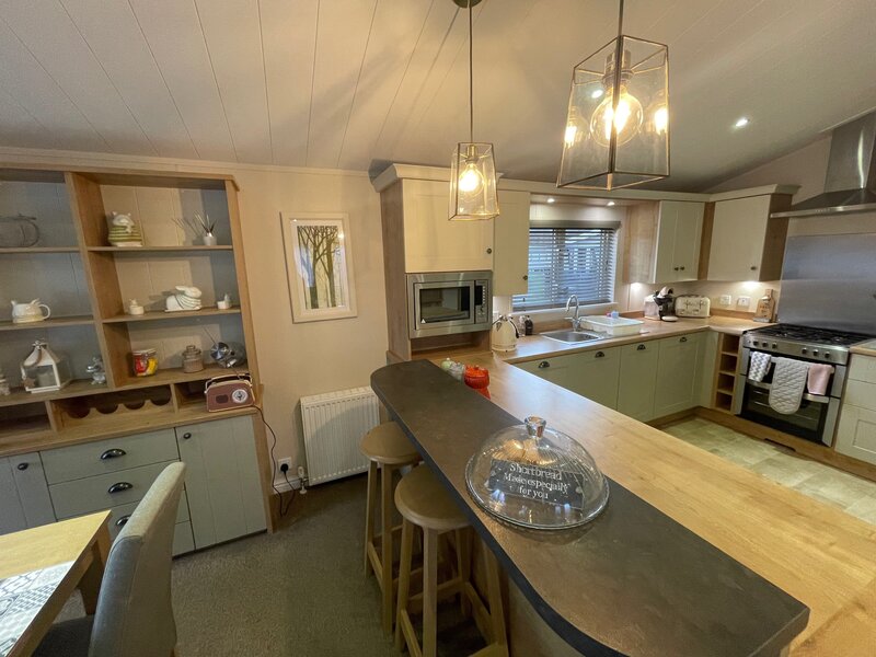 open plan kitchen